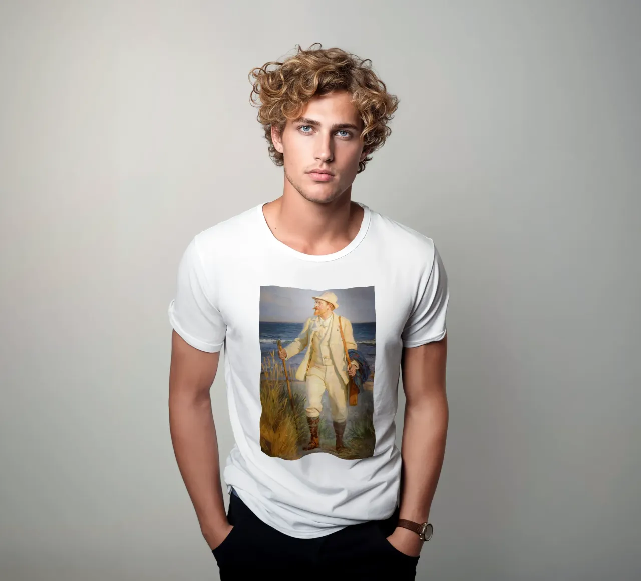Ritratto di Peder Severin Krøyer t-shirt da shoplena