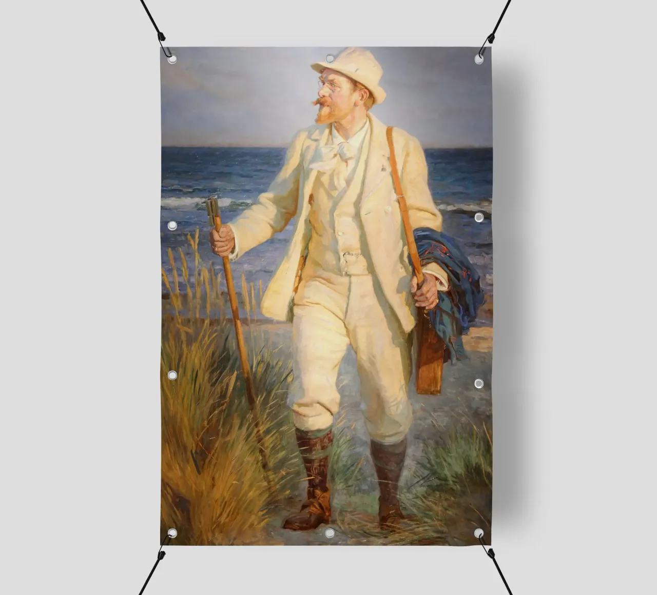 Ritratto di Peder Severin Krøyer telo in pvc da shoplena