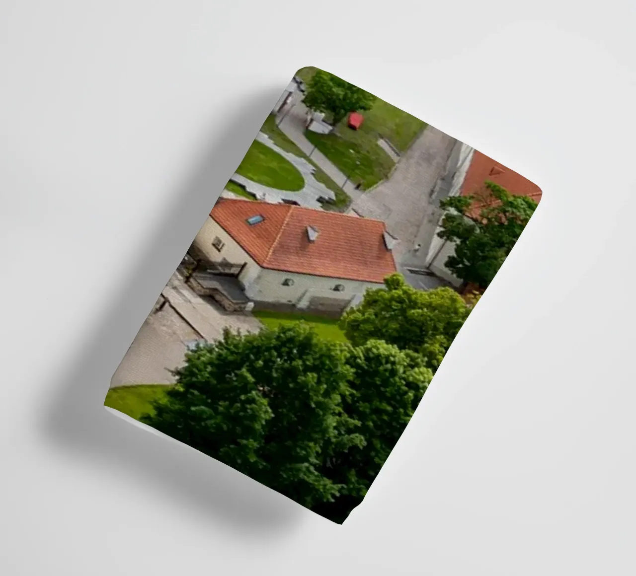 Vue aérienne de Vilnius, Lituanie serviette de bain de anderm