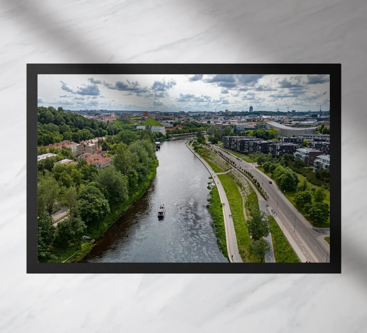 Veduta aerea di Vilnius, Lituania zerbino da anderm