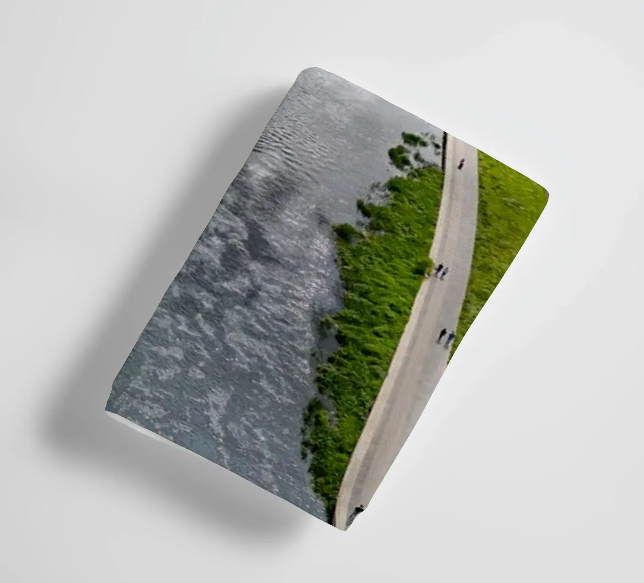 Aerial view of Vilnius, Lithuania towel by anderm