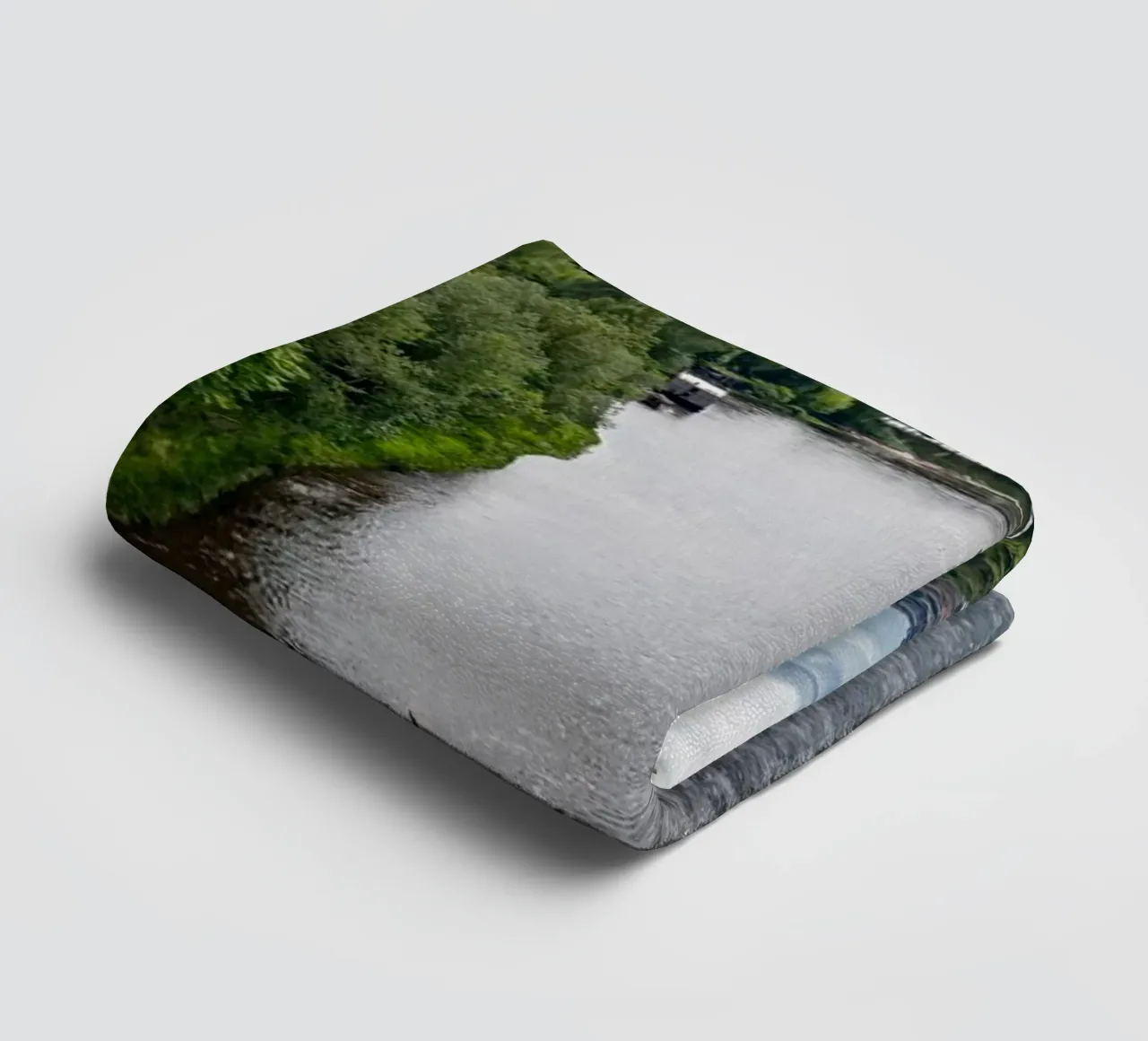 Aerial view of Vilnius, Lithuania towel by anderm