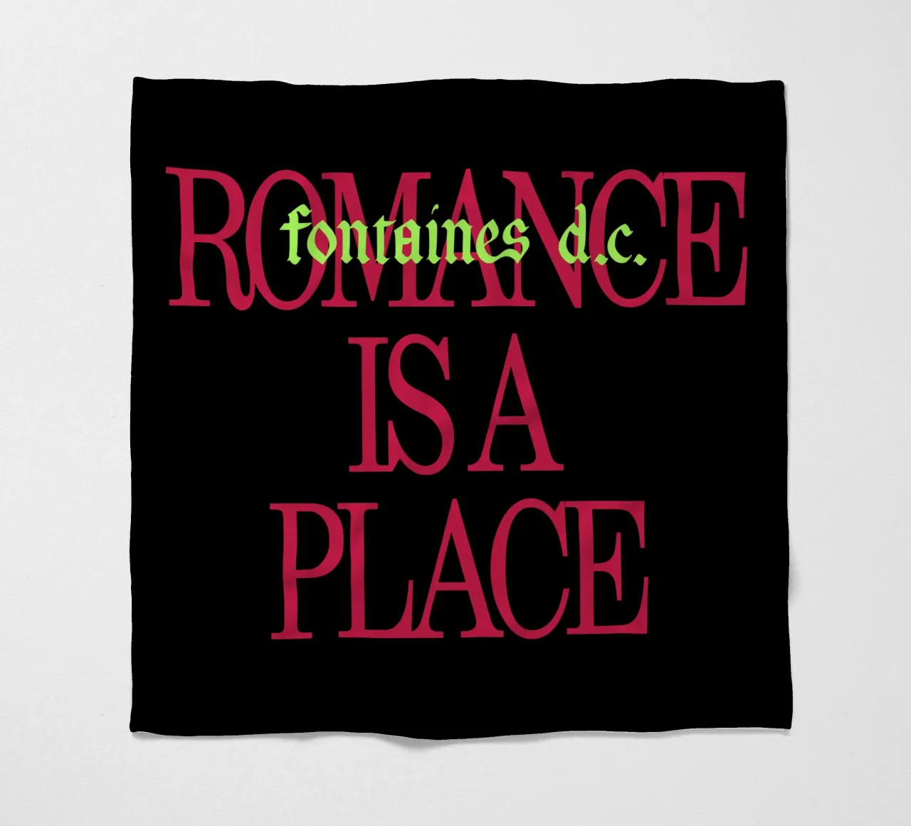 Romance Is A Place fleece blanket by reedharry