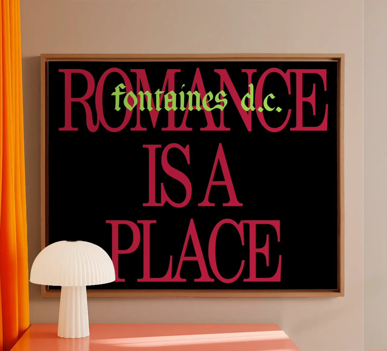 Romance Is A Place canvas by reedharry