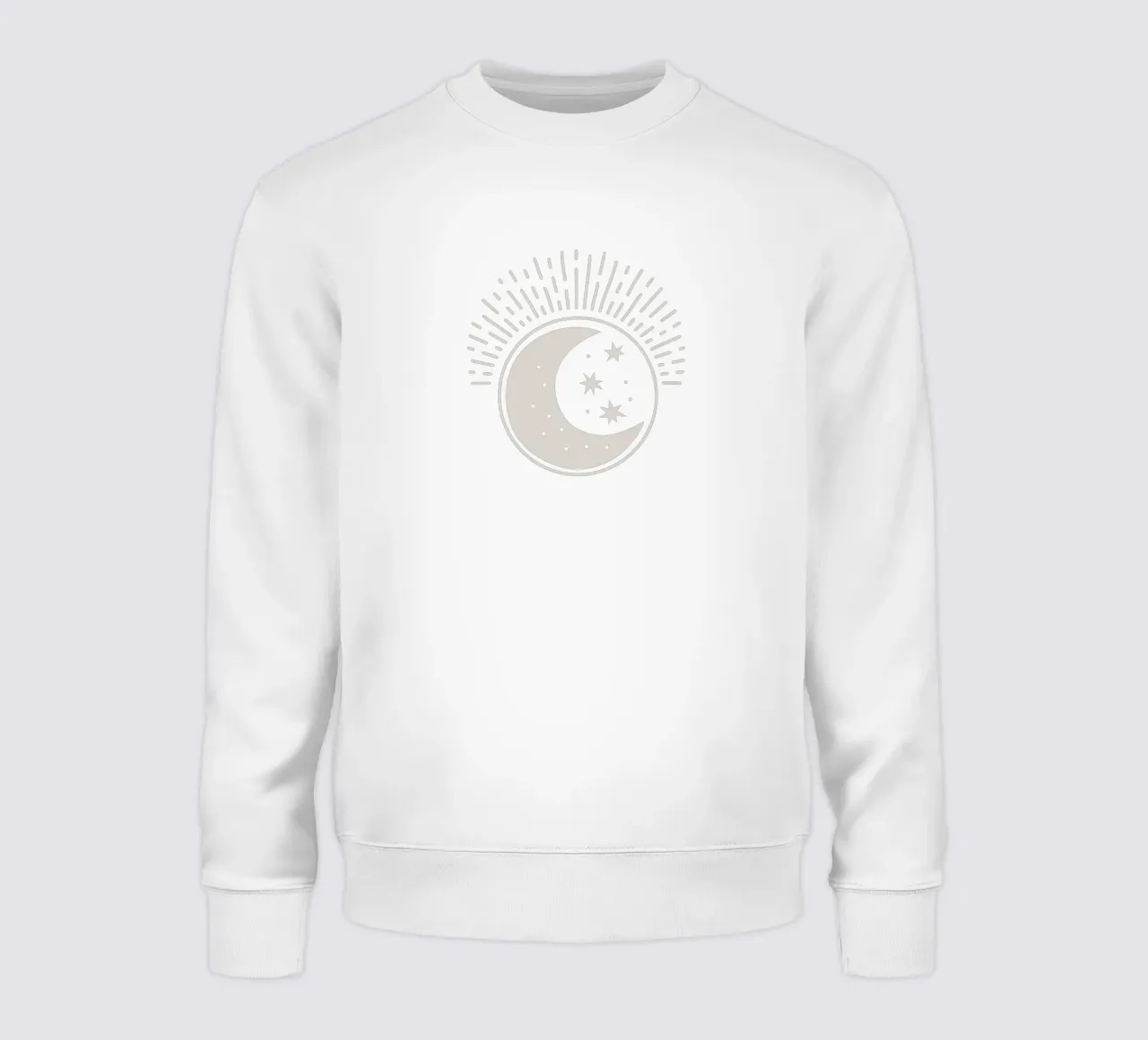 Moon Shape No 01 (Without Background) felpa da treechild