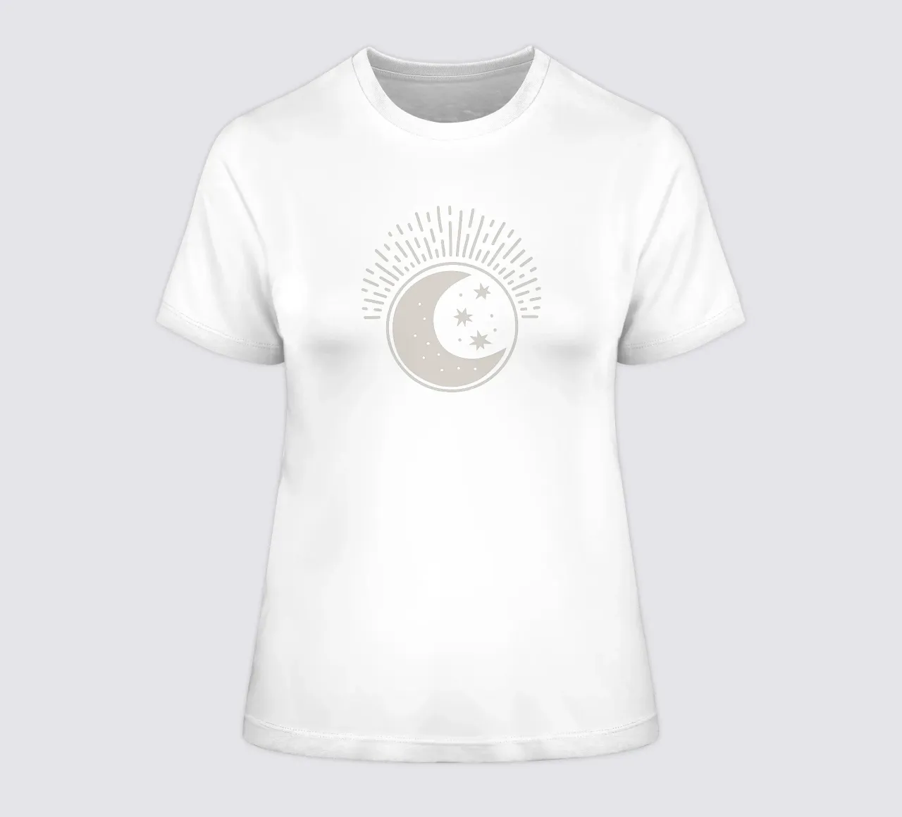 Moon Shape No 01 (Without Background) t-shirt da donna da treechild