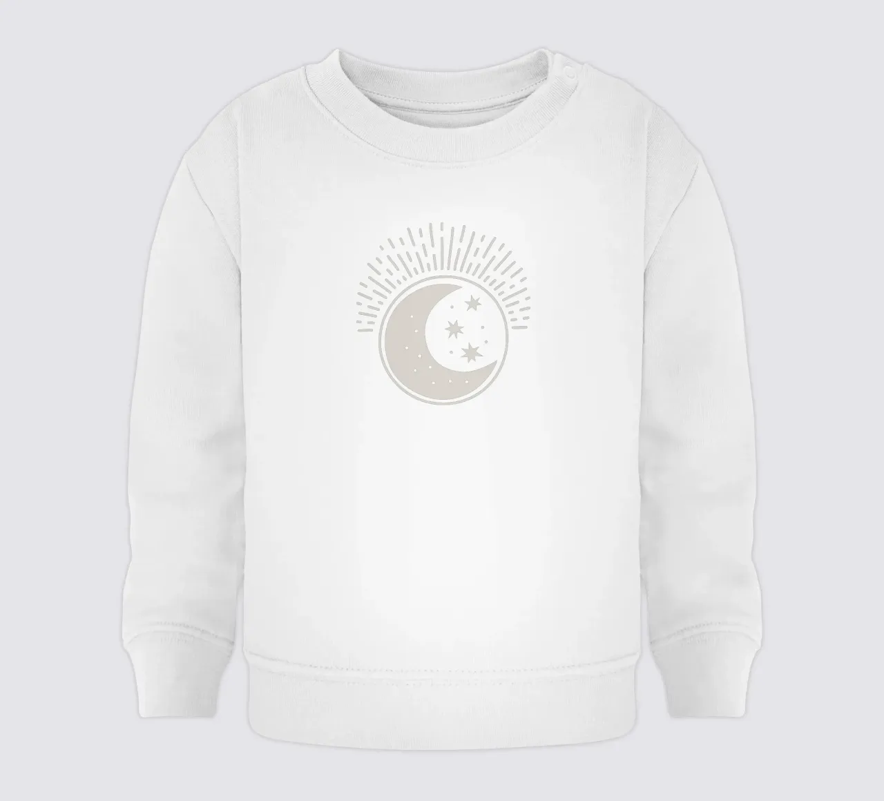 Moon Shape No 01 (Without Background) felpa neonato da treechild