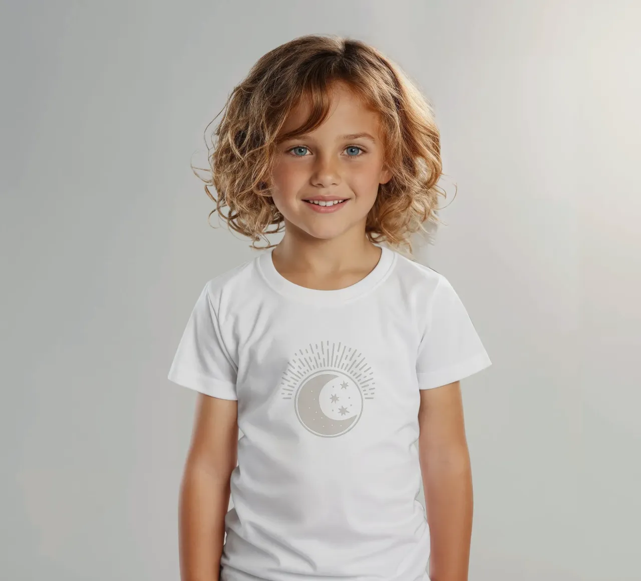 Moon Shape No 01 (Without Background) Kinder T-Shirt von treechild