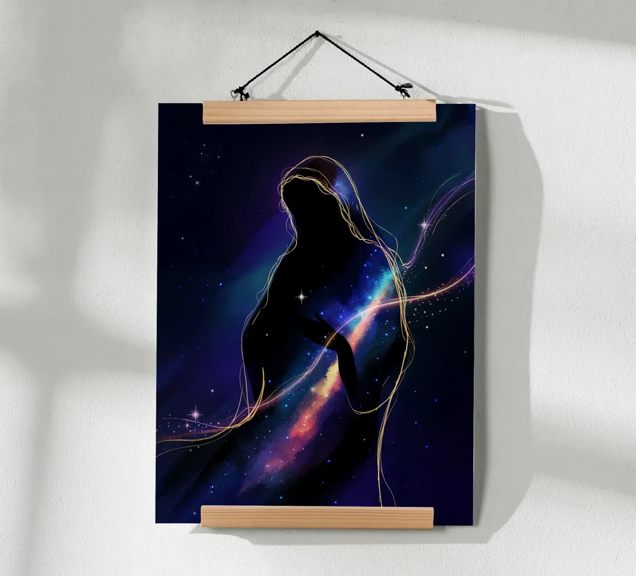 Vierge Marie - Luce celeste e spiritualità poster da Plain Thoughts