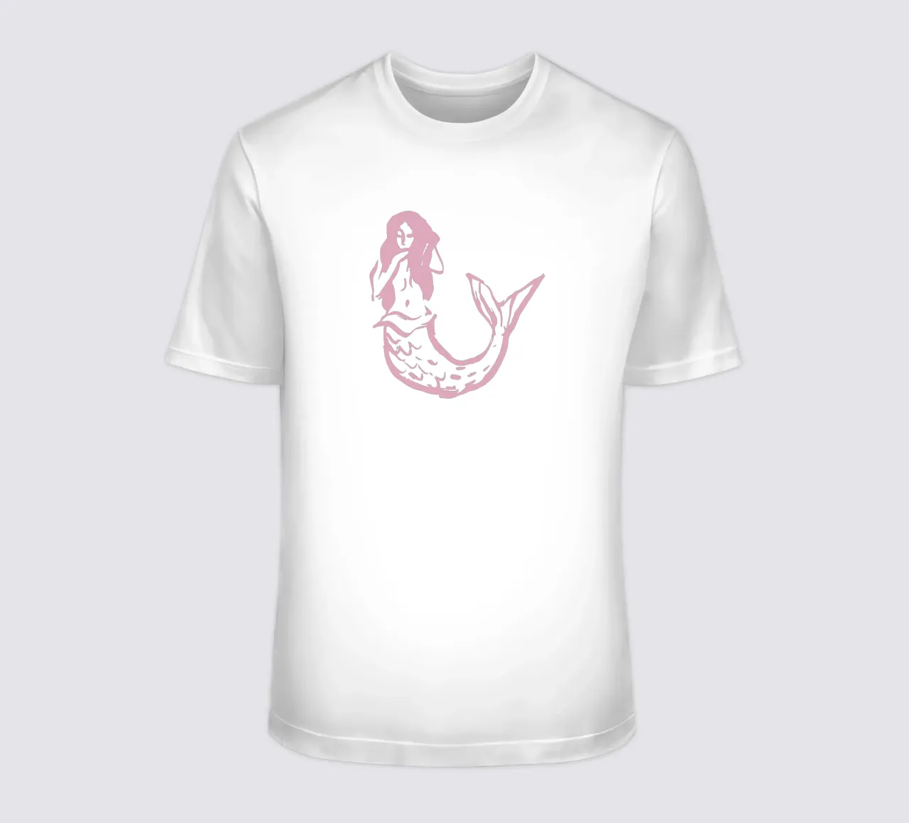 Mermaid (Without Background) t-shirt da treechild