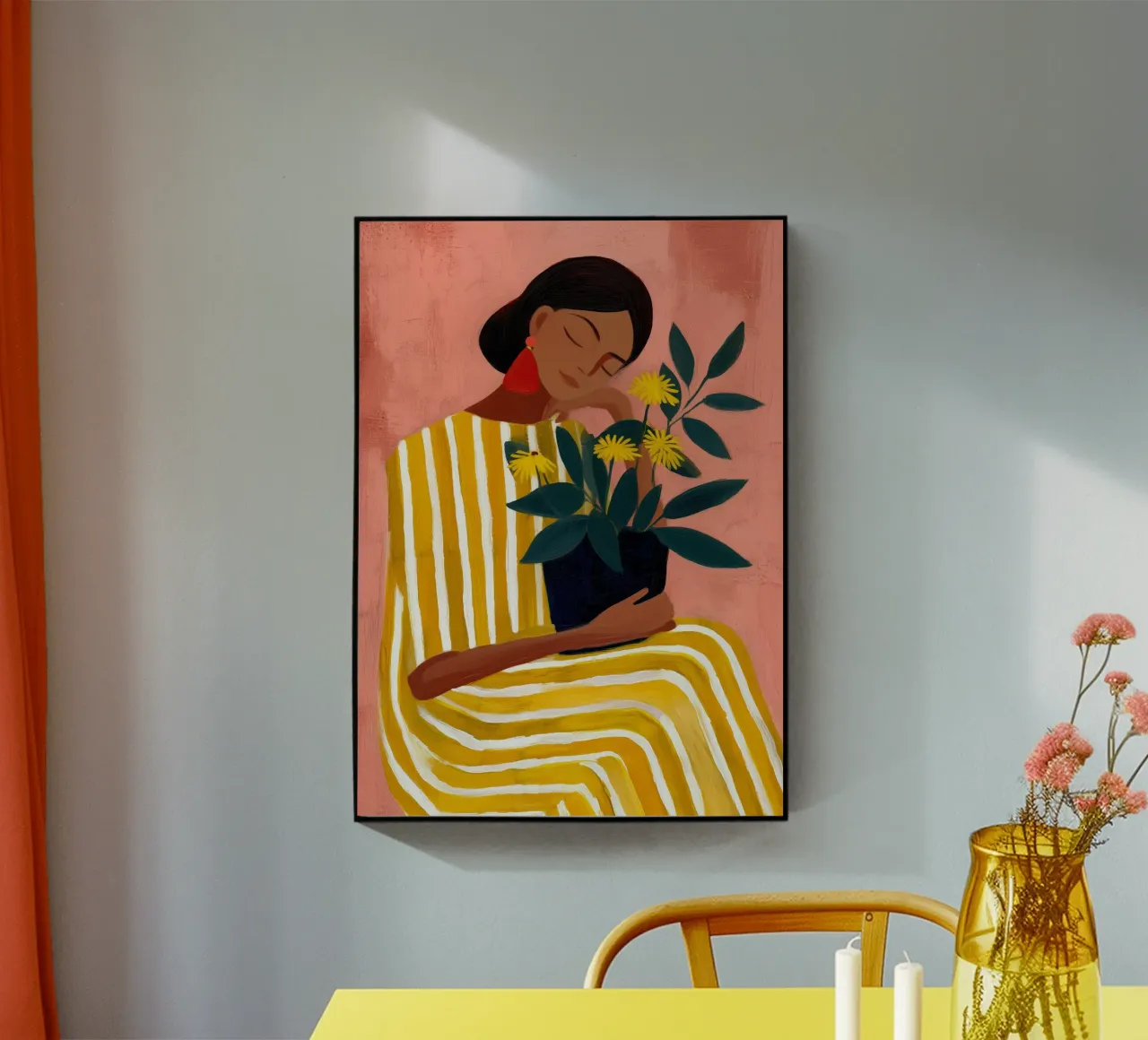 Sun in Her Hands plexiglass da Clara August