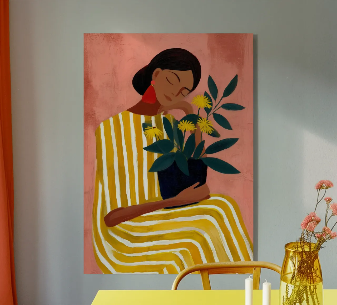 Sun in Her Hands plexiglass da Clara August