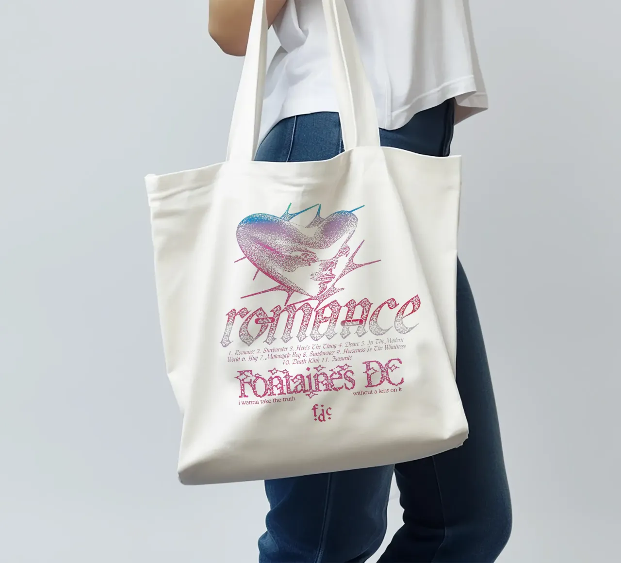 Romance Tracklist Black borsa in juta da reedharry