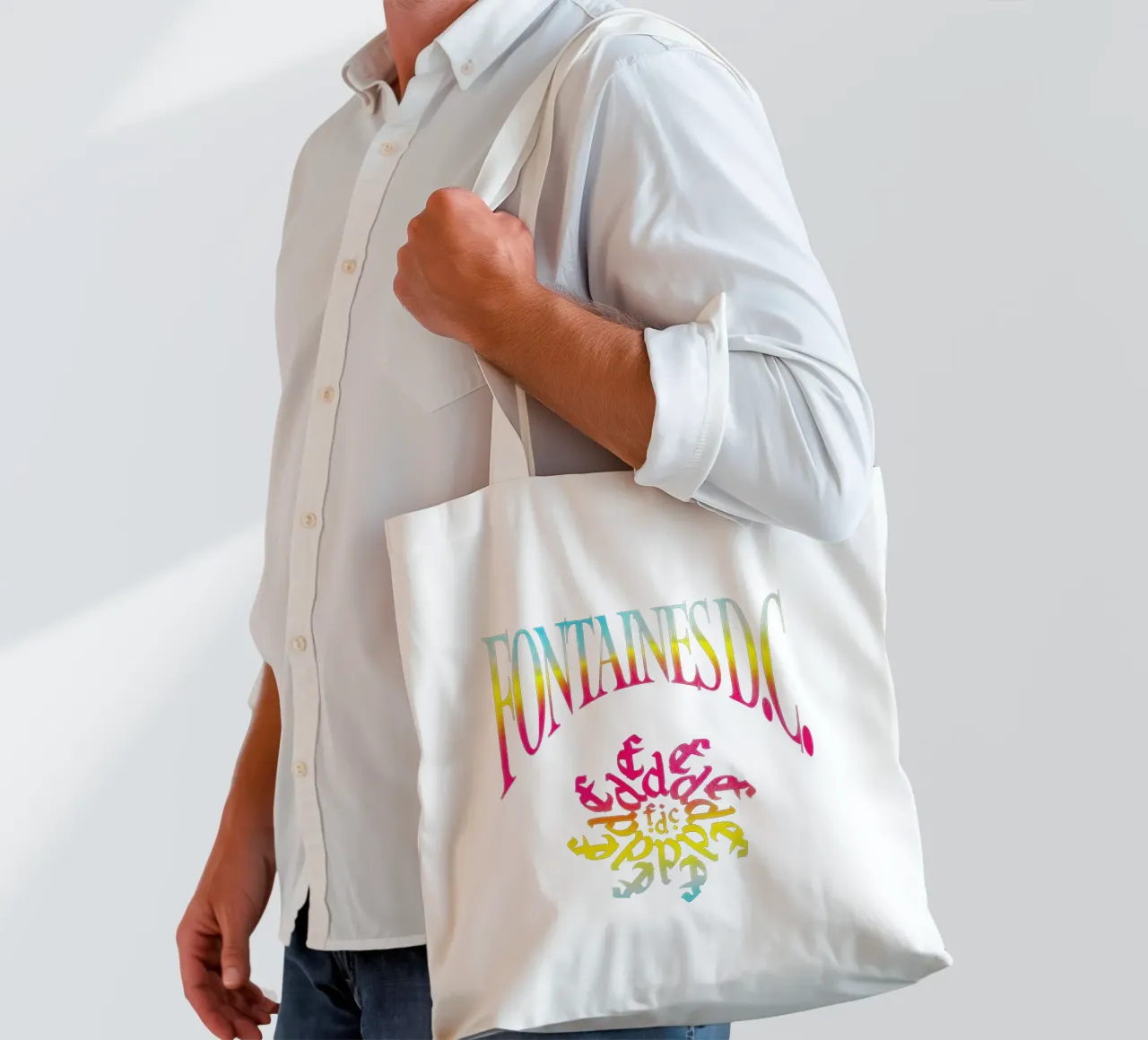Monogramma a spirale borsa in juta da reedharry