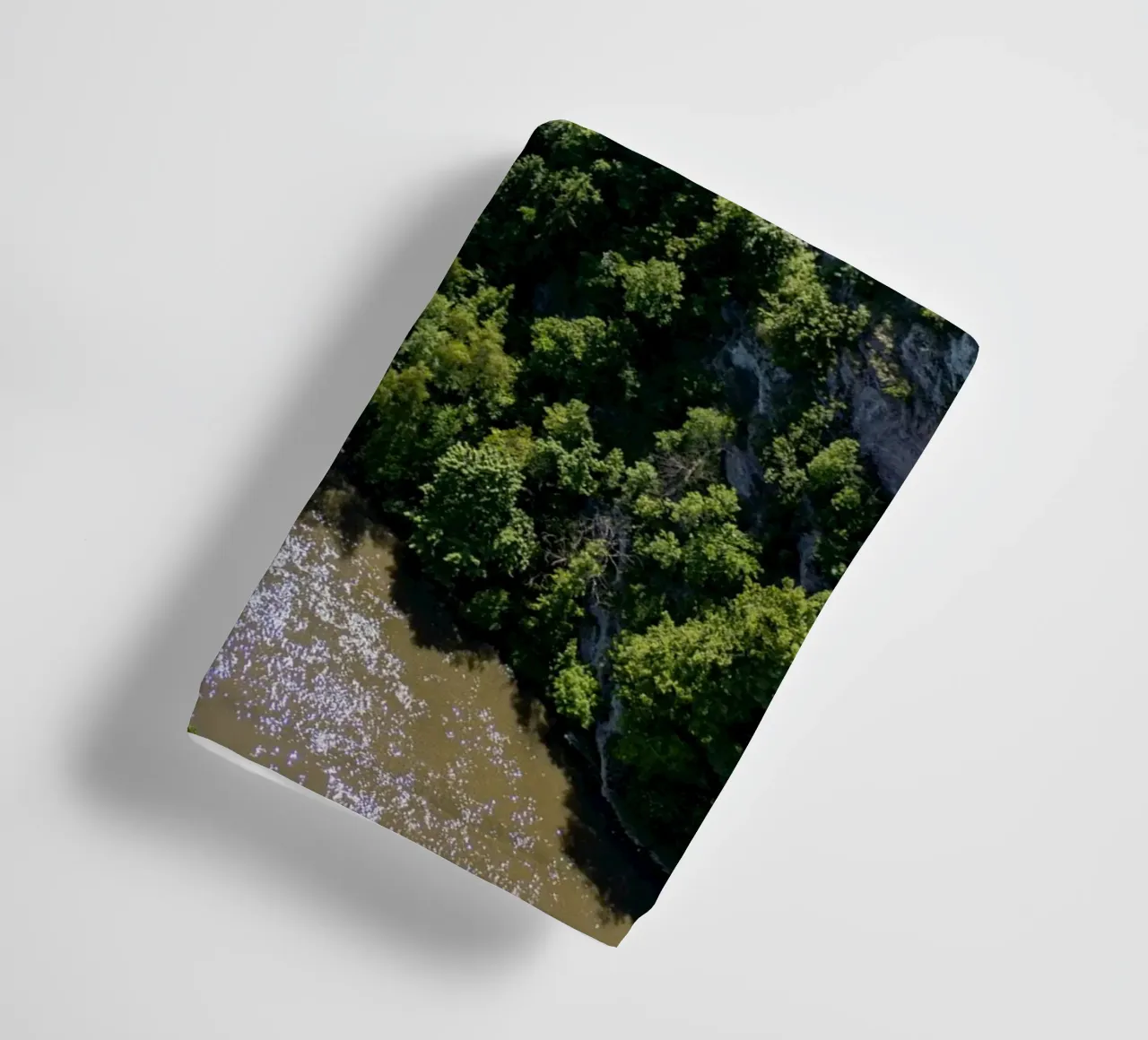 Aerial view of Orava Castle in Slovakia towel by anderm