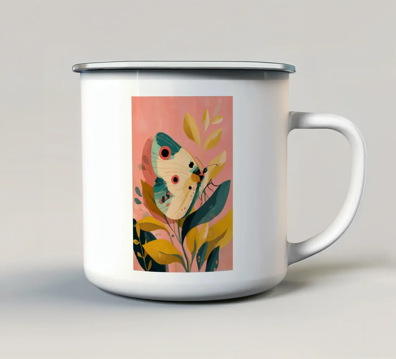 A thing of beauty is a joy forever tazza in smalto da Clara August