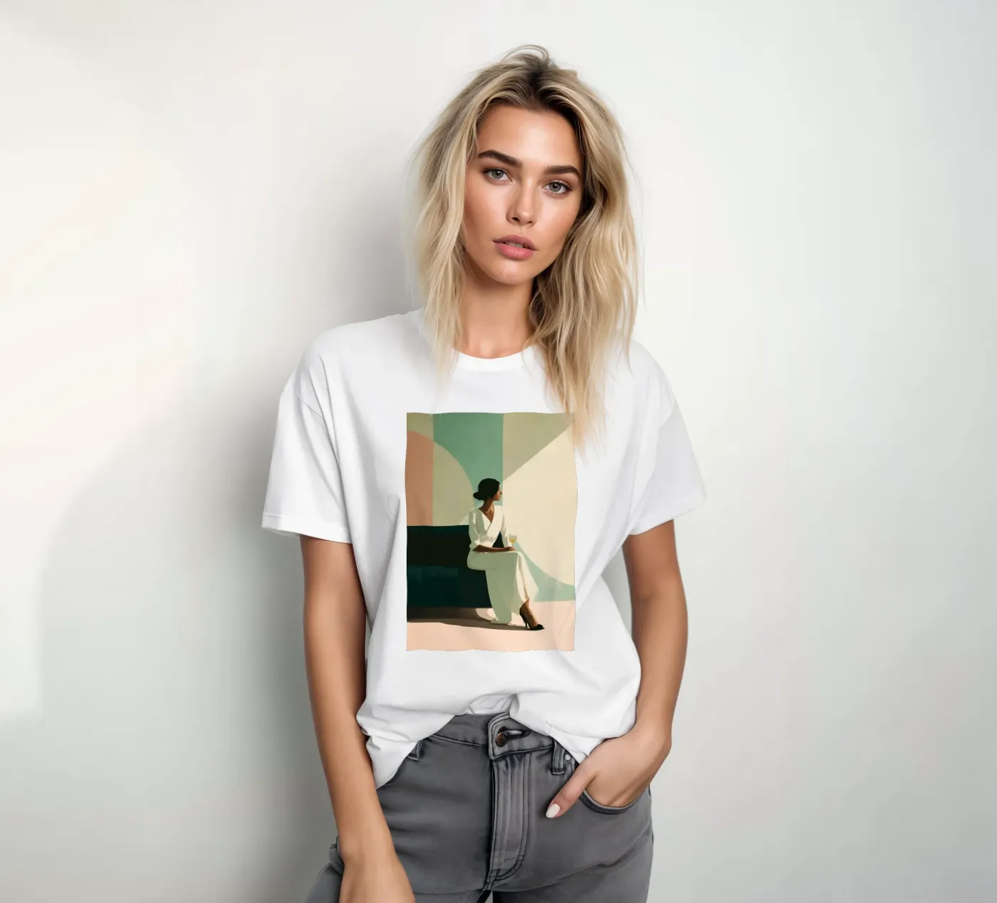 Soft Geometry t-shirt da Clara August