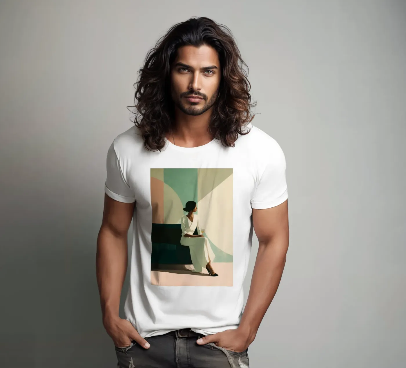 Soft Geometry t-shirt da Clara August