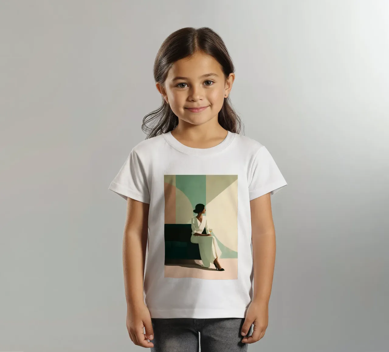 Soft Geometry t-shirt bambini da Clara August