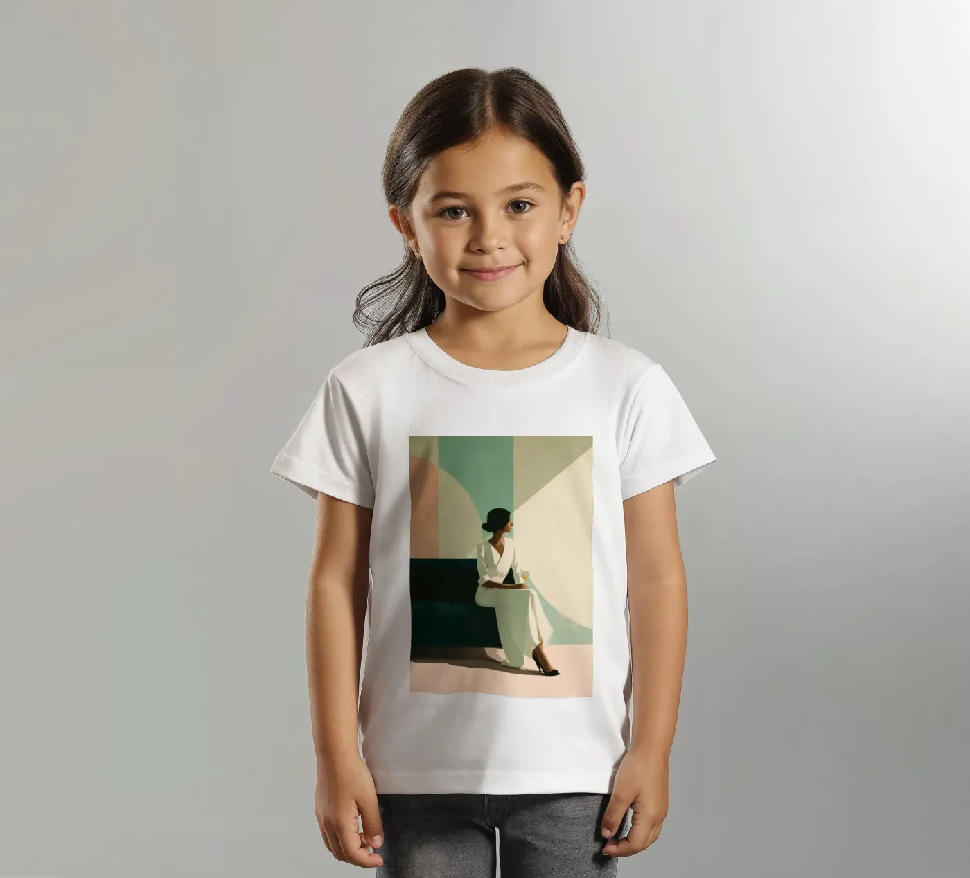 Soft Geometry t-shirt bambini da Clara August