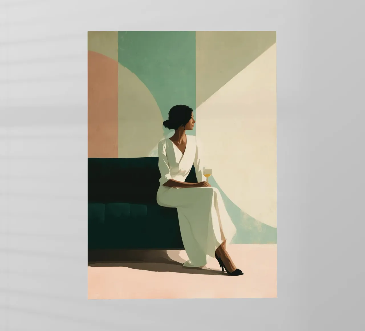 Soft Geometry pellicola backlit da Clara August