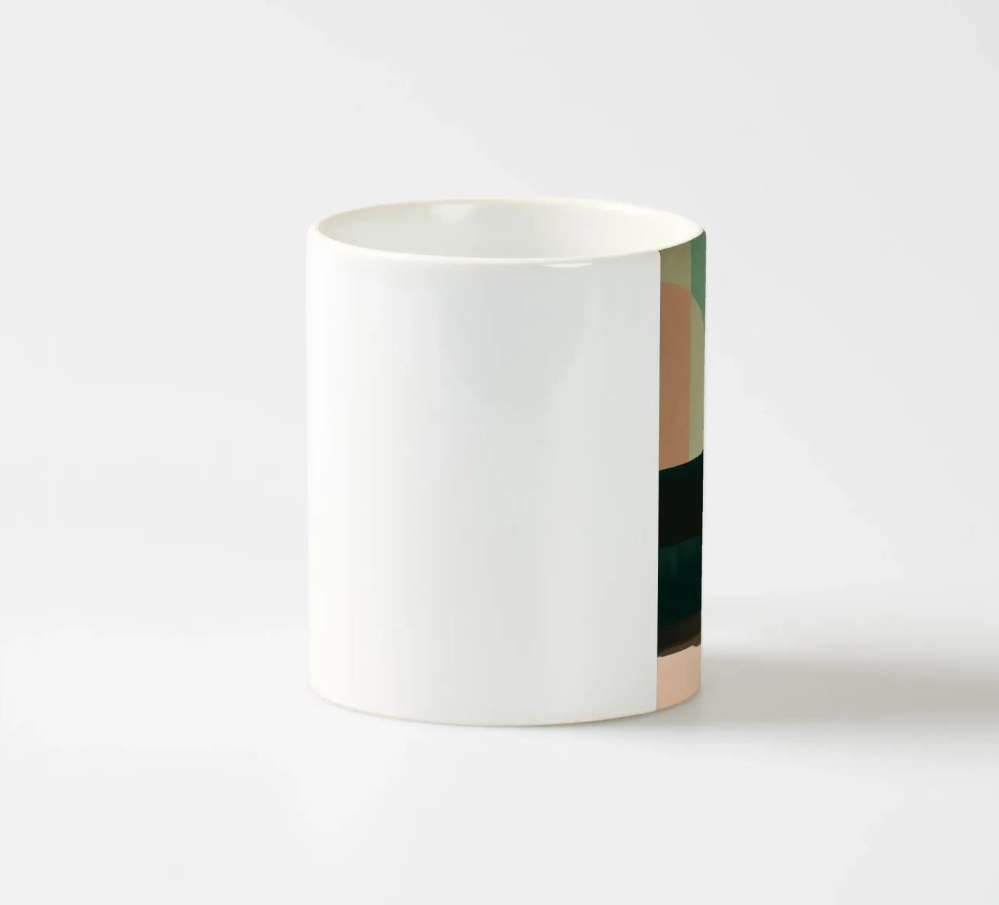 Soft Geometry ceramic mug by Clara August
