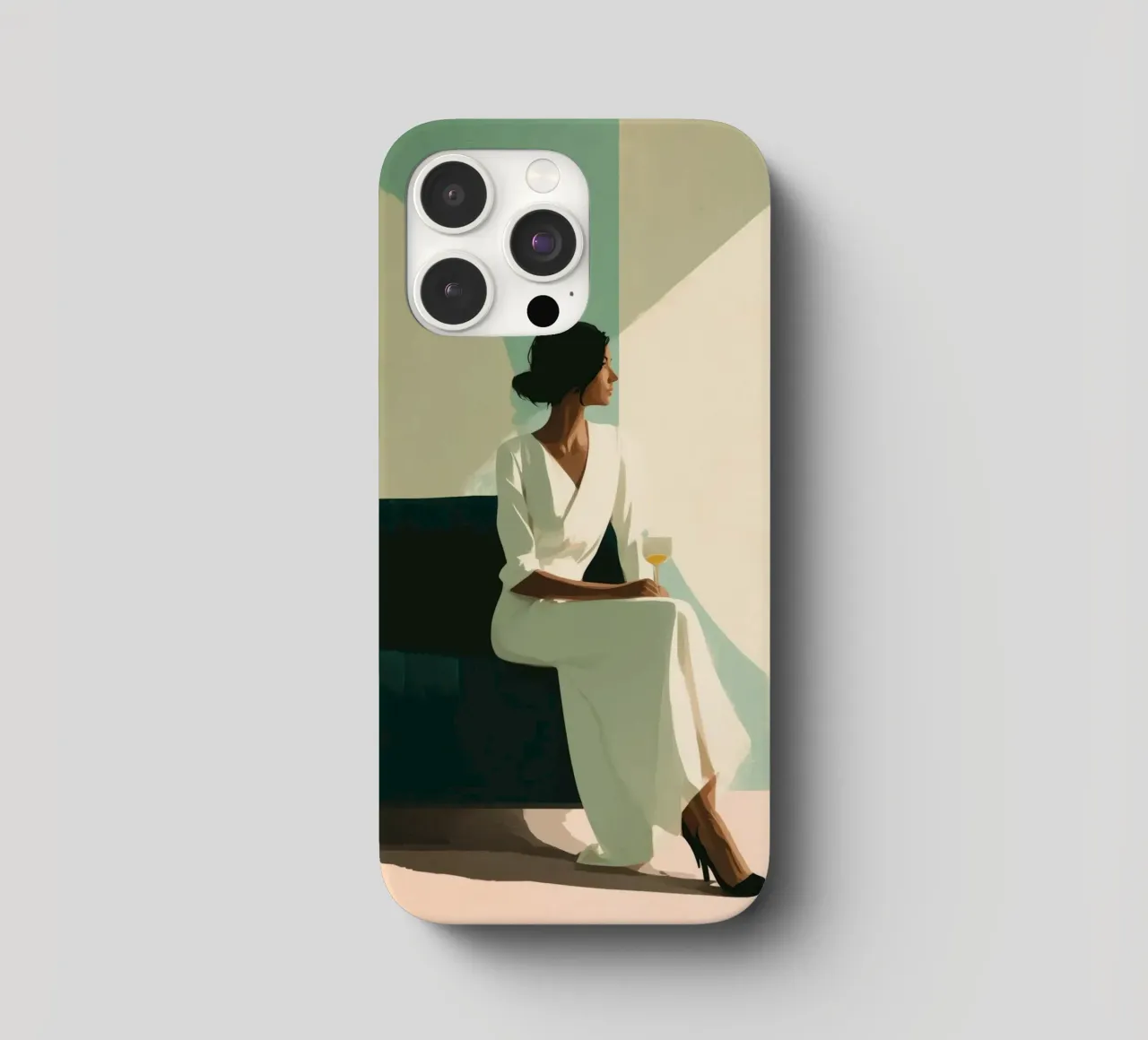 Soft Geometry iphone case by Clara August