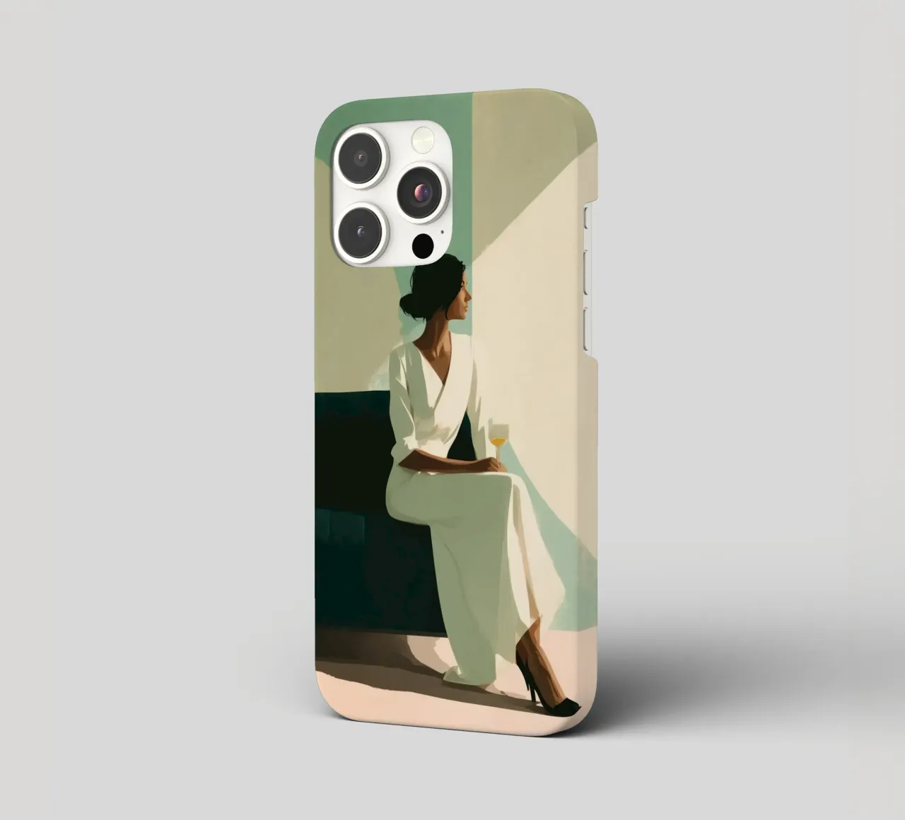 Soft Geometry iphone case by Clara August