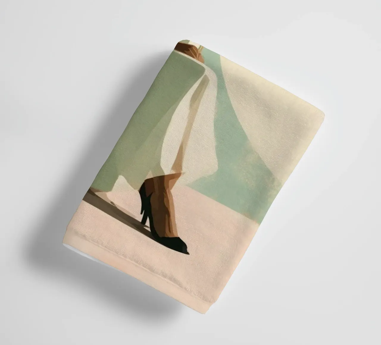 Soft Geometry towel by Clara August