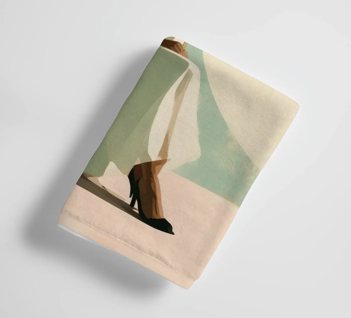 Soft Geometry towel by Clara August