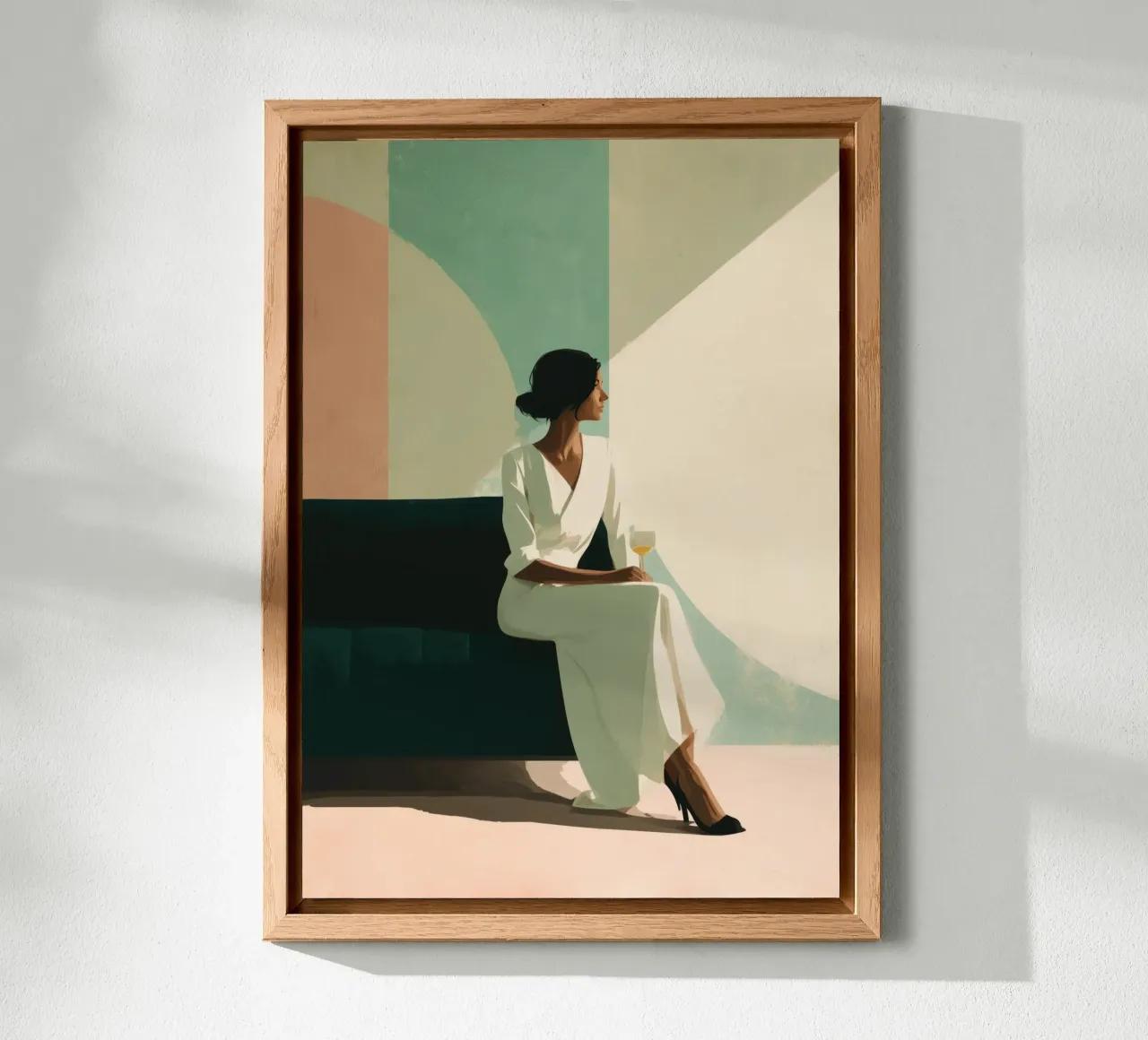 Soft Geometry forex plate by Clara August