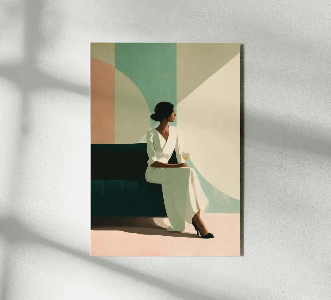 Soft Geometry alluminio dibond da Clara August