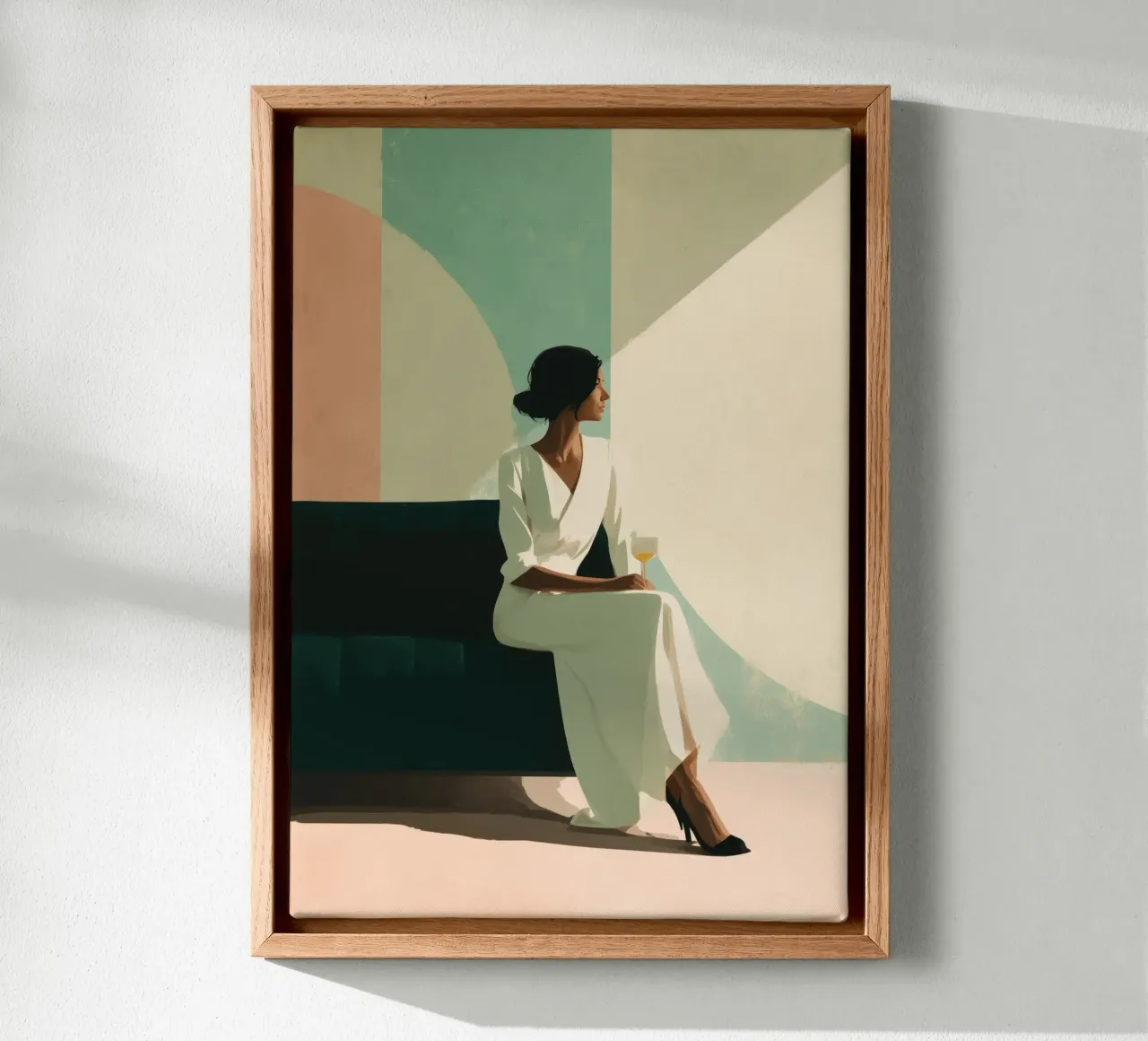 Soft Geometry tela da Clara August