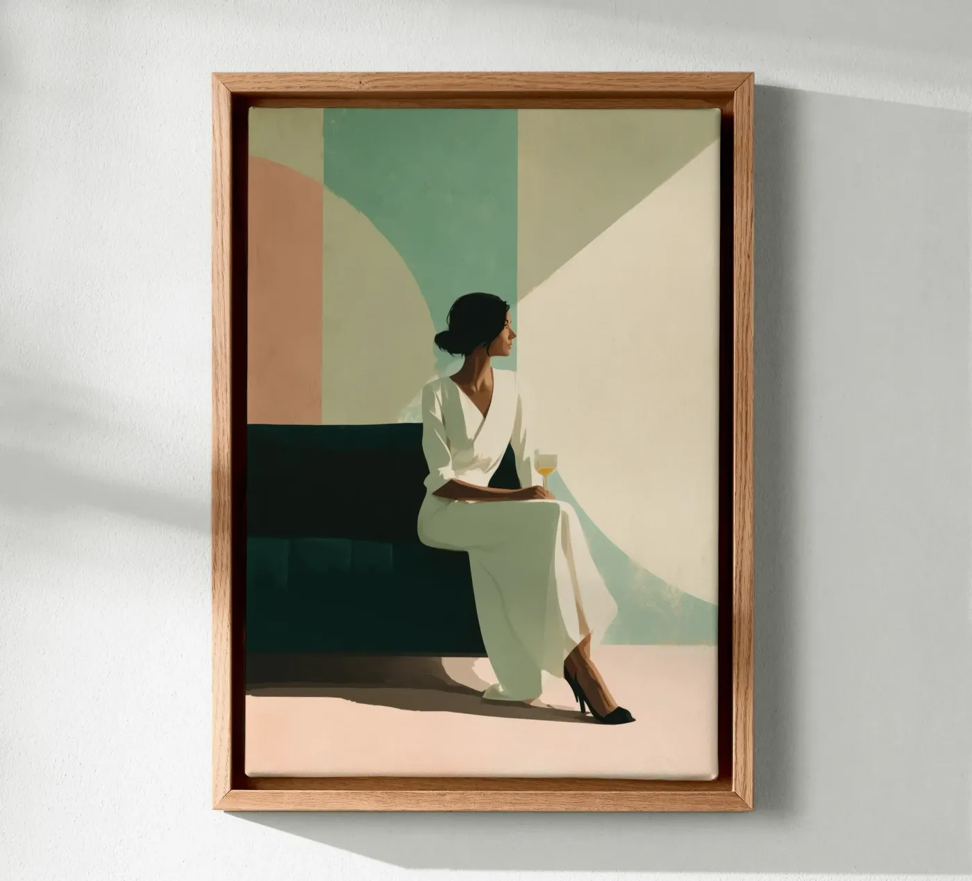 Soft Geometry tela da Clara August