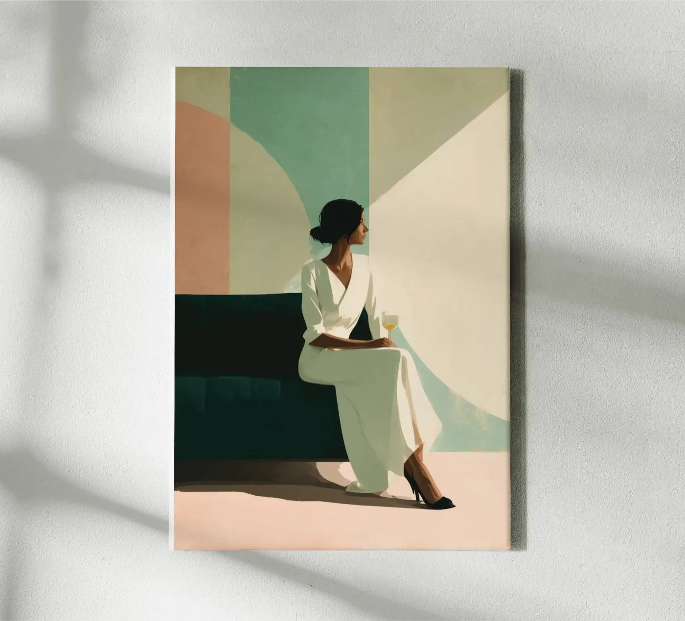 Soft Geometry tela da Clara August