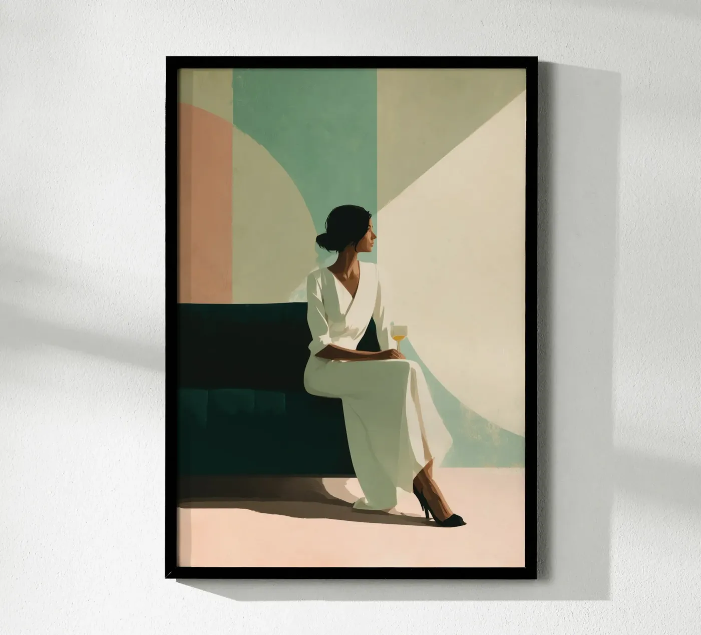 Soft Geometry poster van Clara August