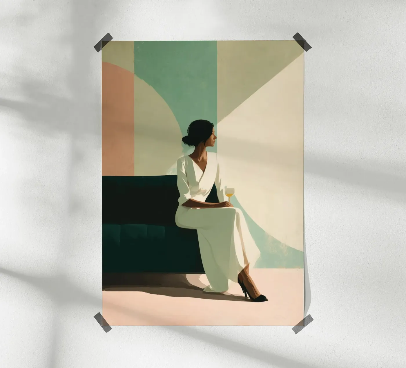 Soft Geometry poster van Clara August