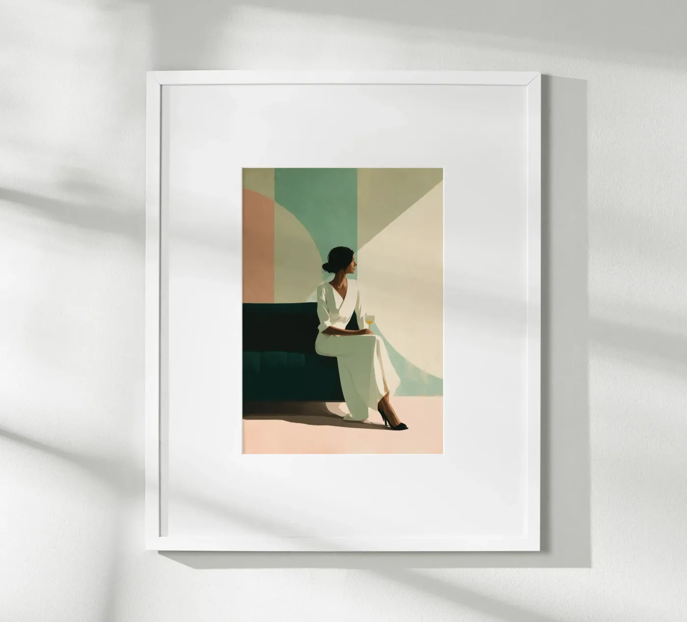 Soft Geometry poster van Clara August