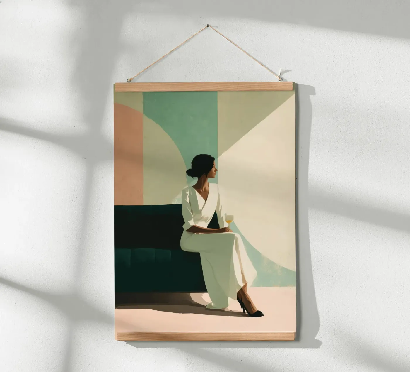 Soft Geometry poster van Clara August