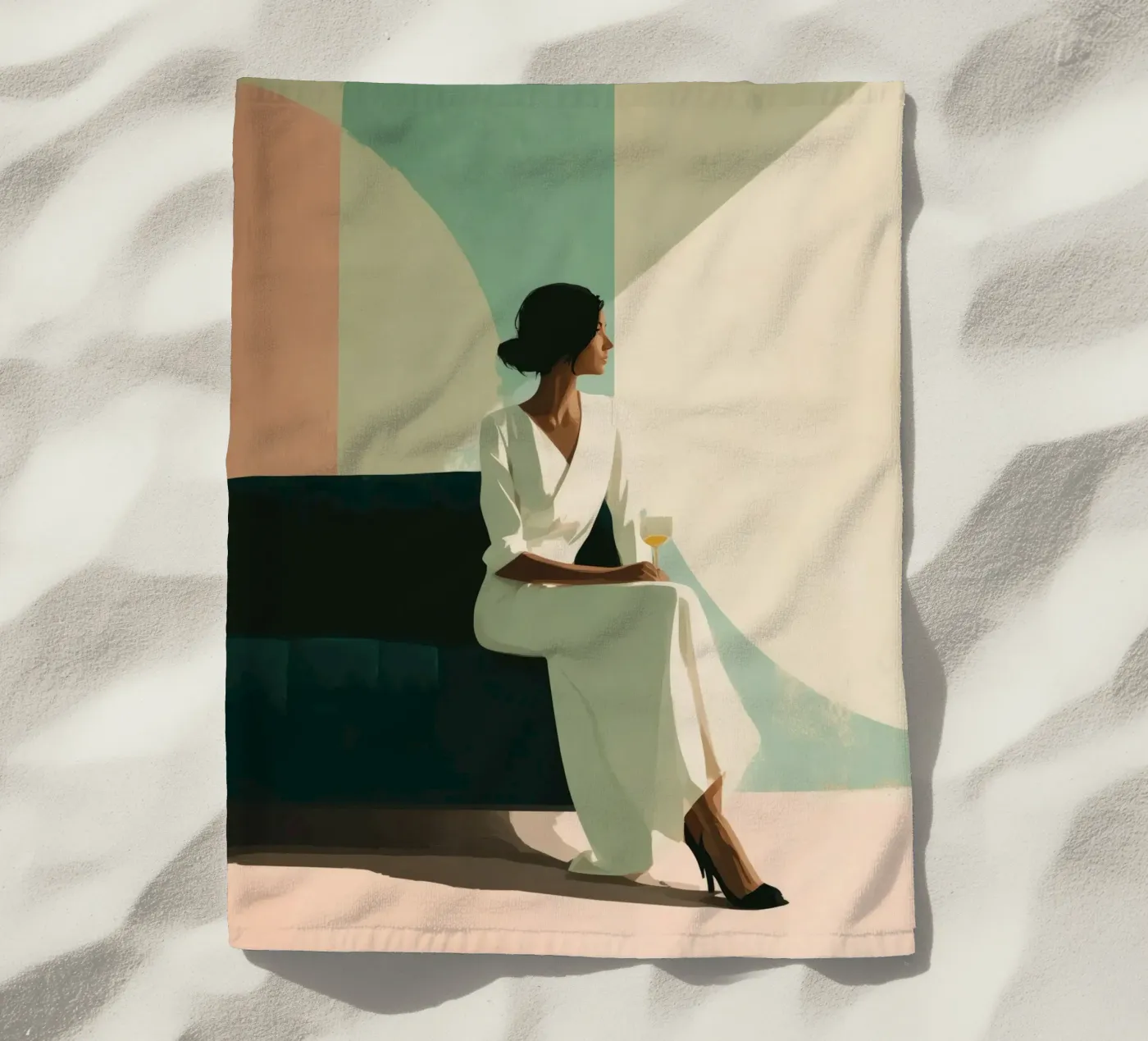 Soft Geometry telo mare da Clara August