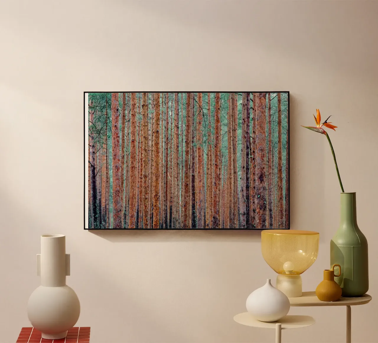 dense forest acryl van anderm