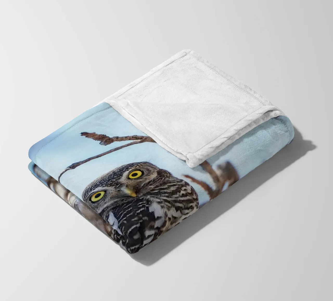 Eule Fleecedecke von Tom's Wildlife