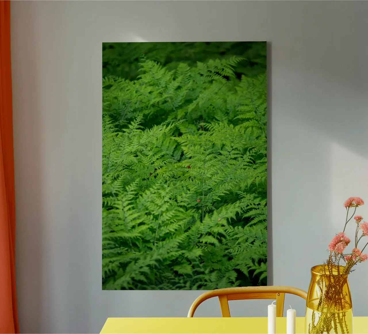 Farn in den Wäldern Leinwand von anderm