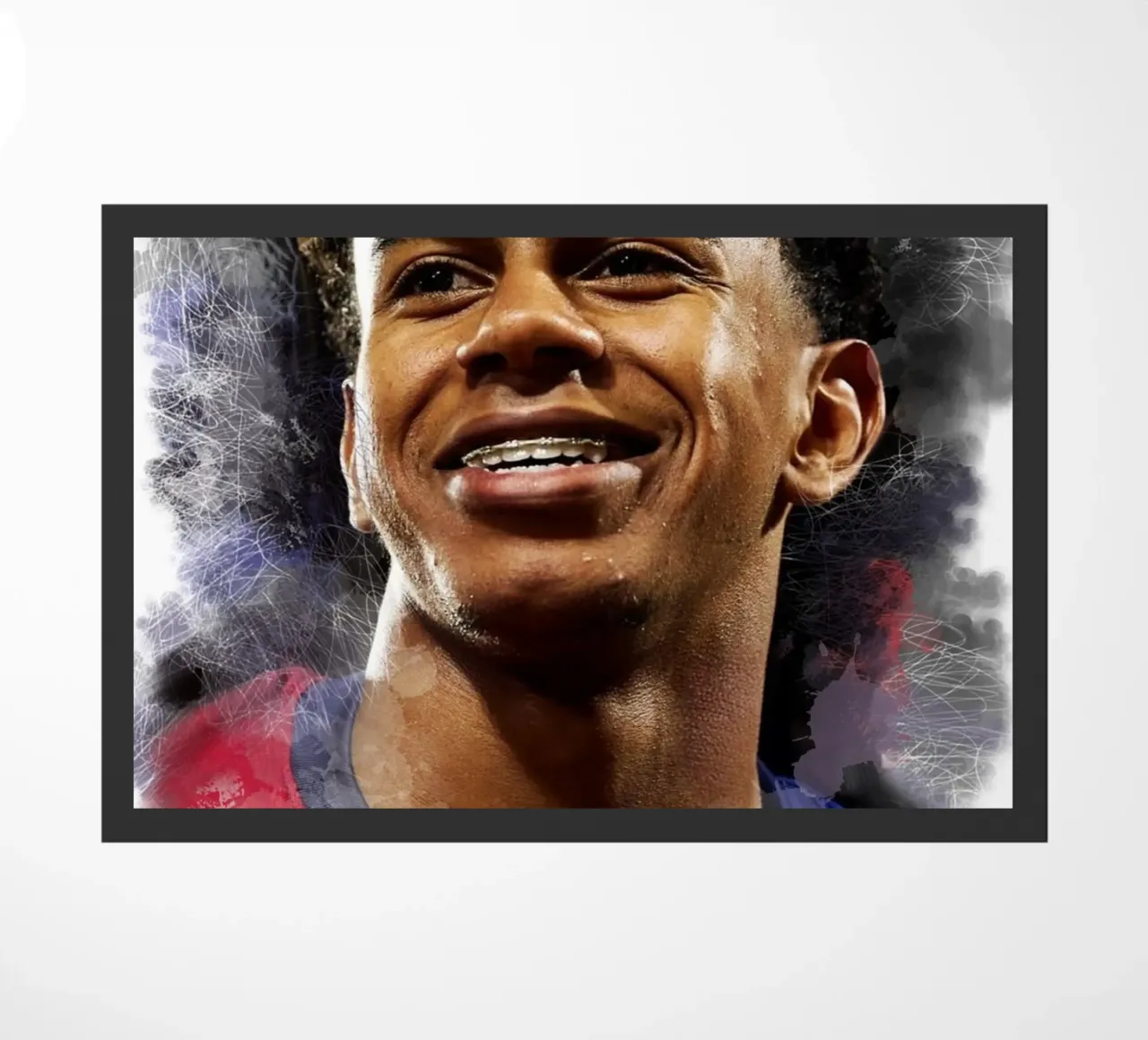 Lamine Yamal smile zerbino da Lembayung art