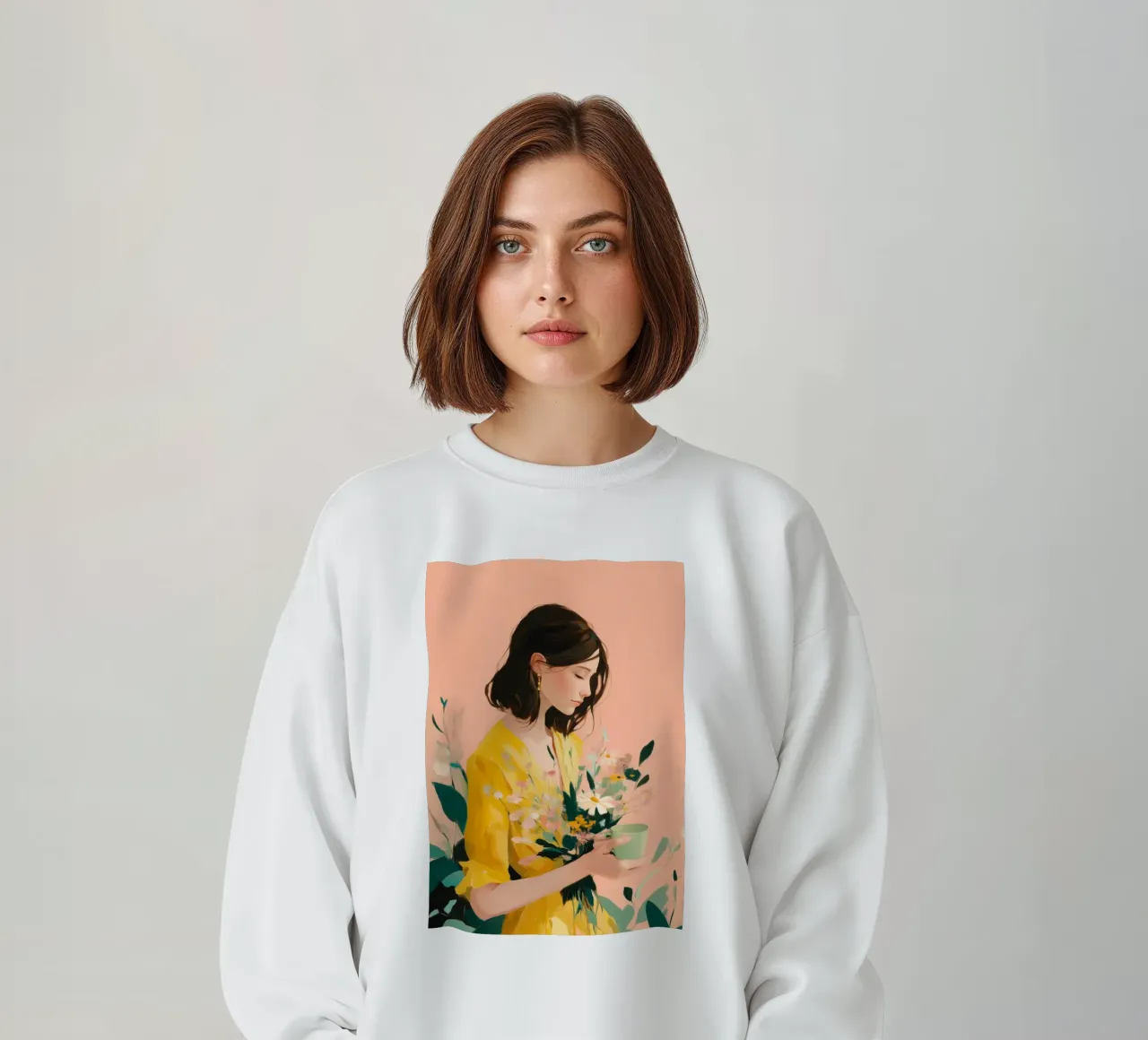 Beautiful Things Don't Ask for Attention I felpa da Clara August