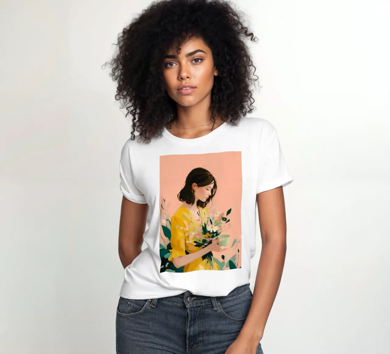 Beautiful Things Don't Ask for Attention I t-shirt da donna da Clara August