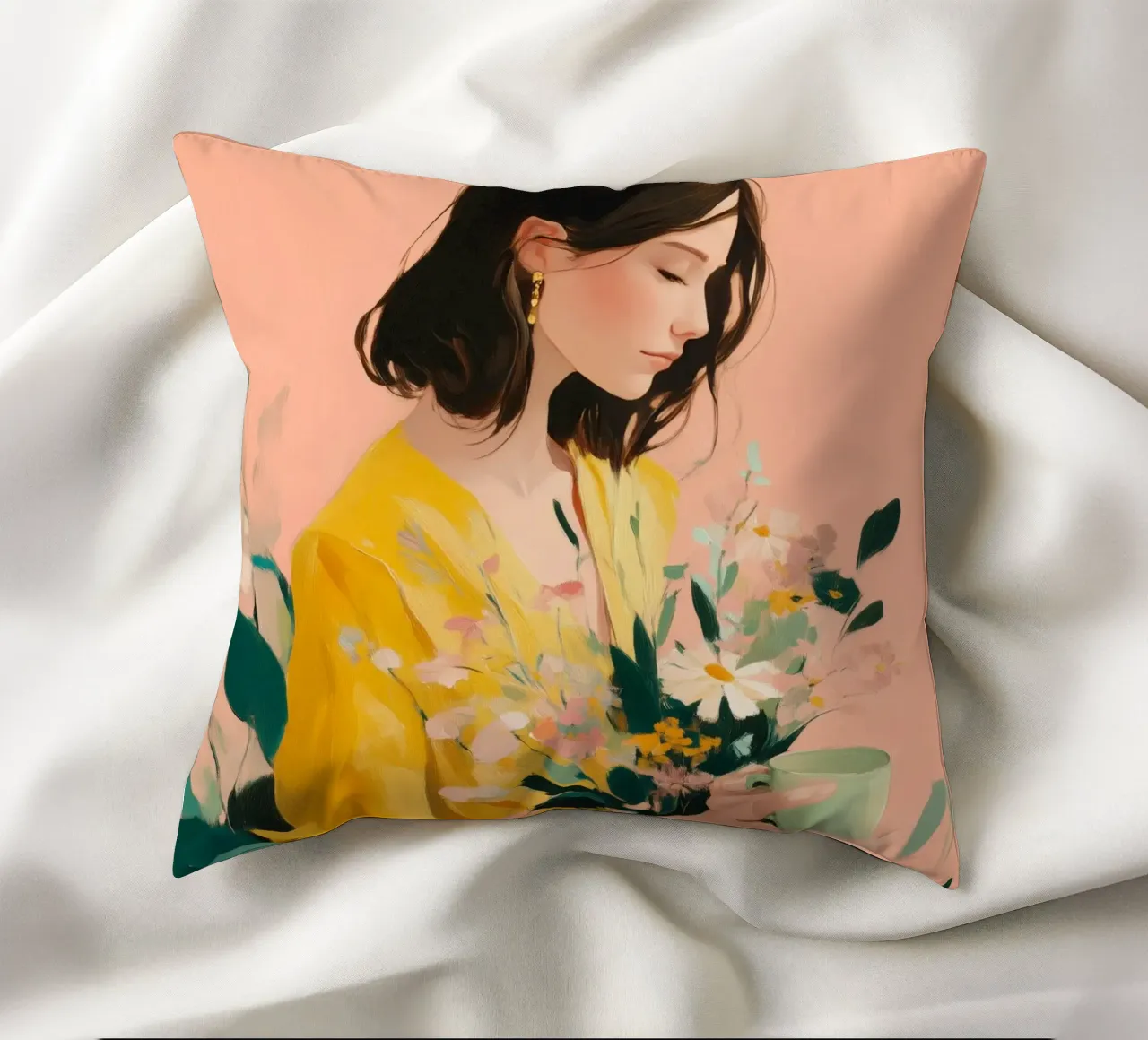 Beautiful Things Don't Ask for Attention I cuscino da Clara August