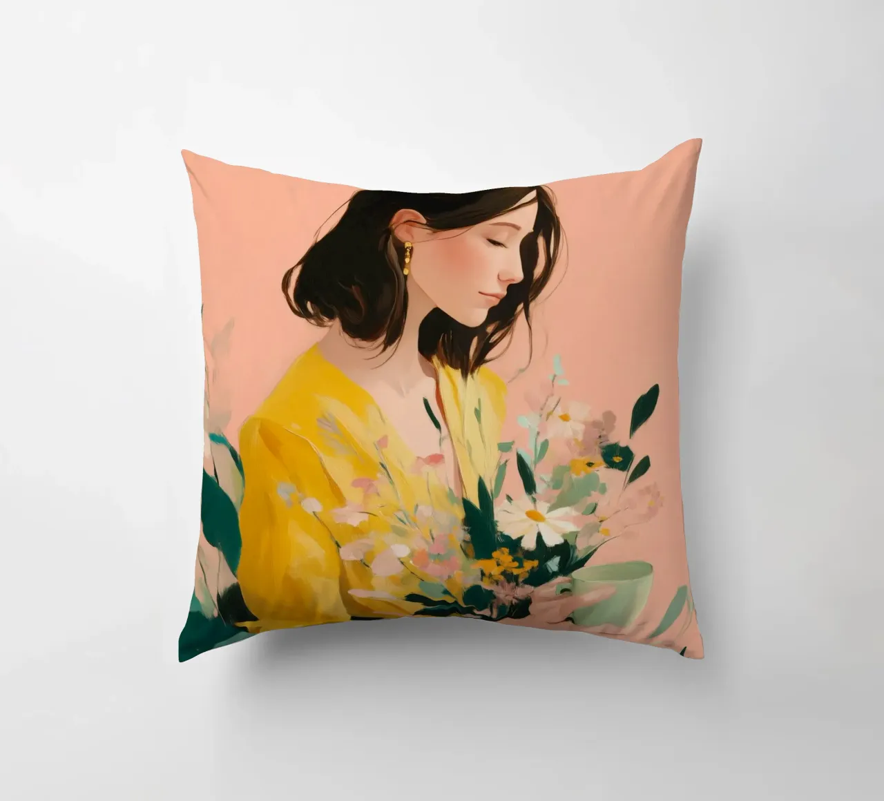 Beautiful Things Don't Ask for Attention I cuscino da Clara August