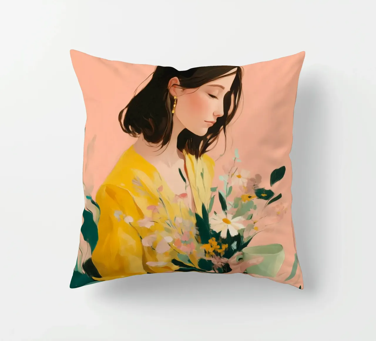 Beautiful Things Don't Ask for Attention I cuscino da Clara August