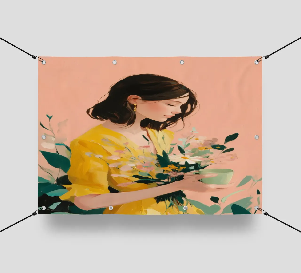 Beautiful Things Don't Ask for Attention I telo in pvc da Clara August